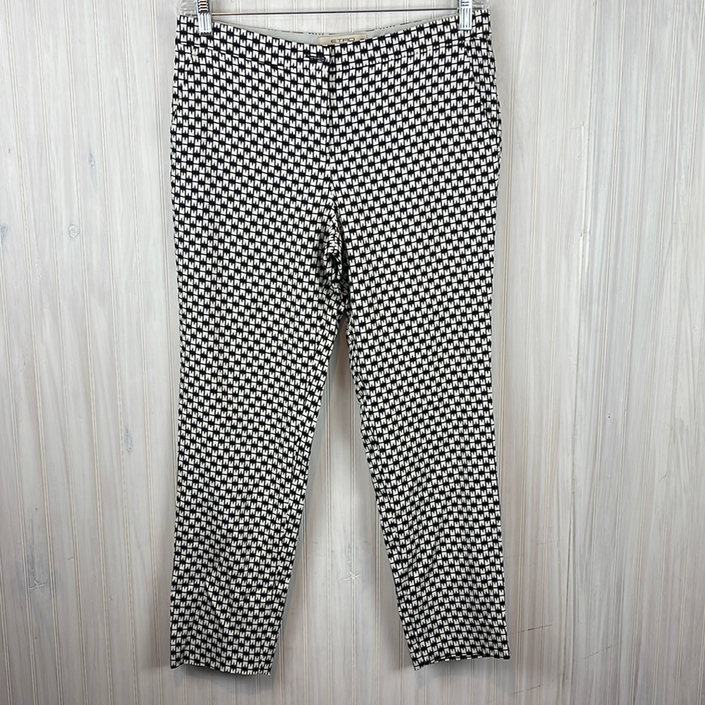 ETRO BLACK AND TAN PRINTED PANT 44
